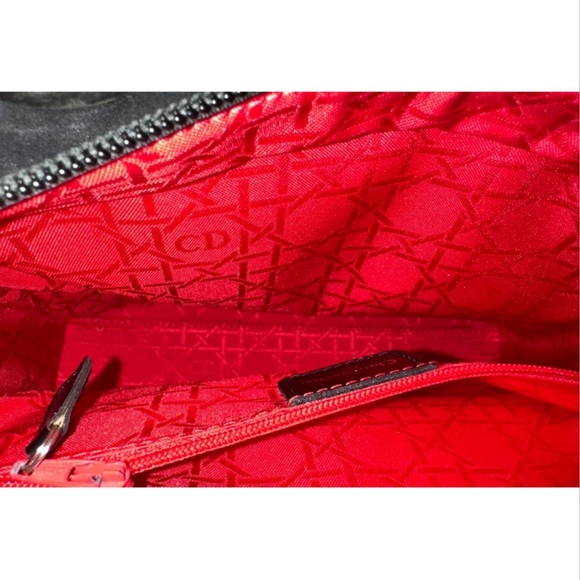 Lady Dior handbag in cannage black medium size - Picture 10 of 11
